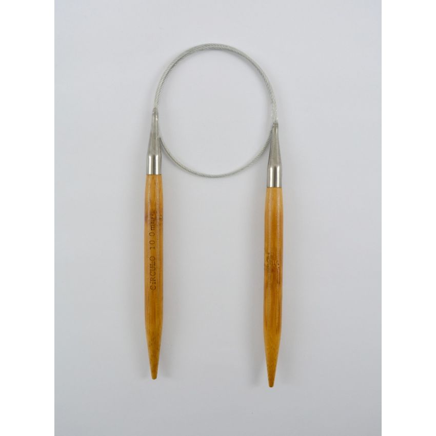 Agulha Circular Bambu 60 cm - 10 mm