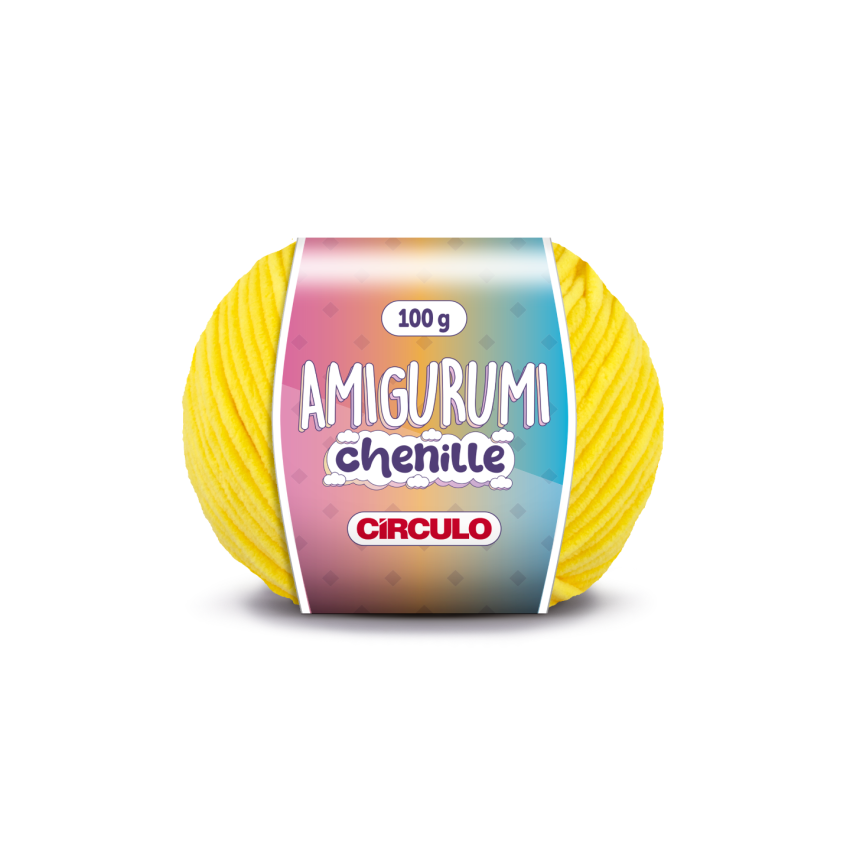 1317 - Amigurumi Chenille - Solar