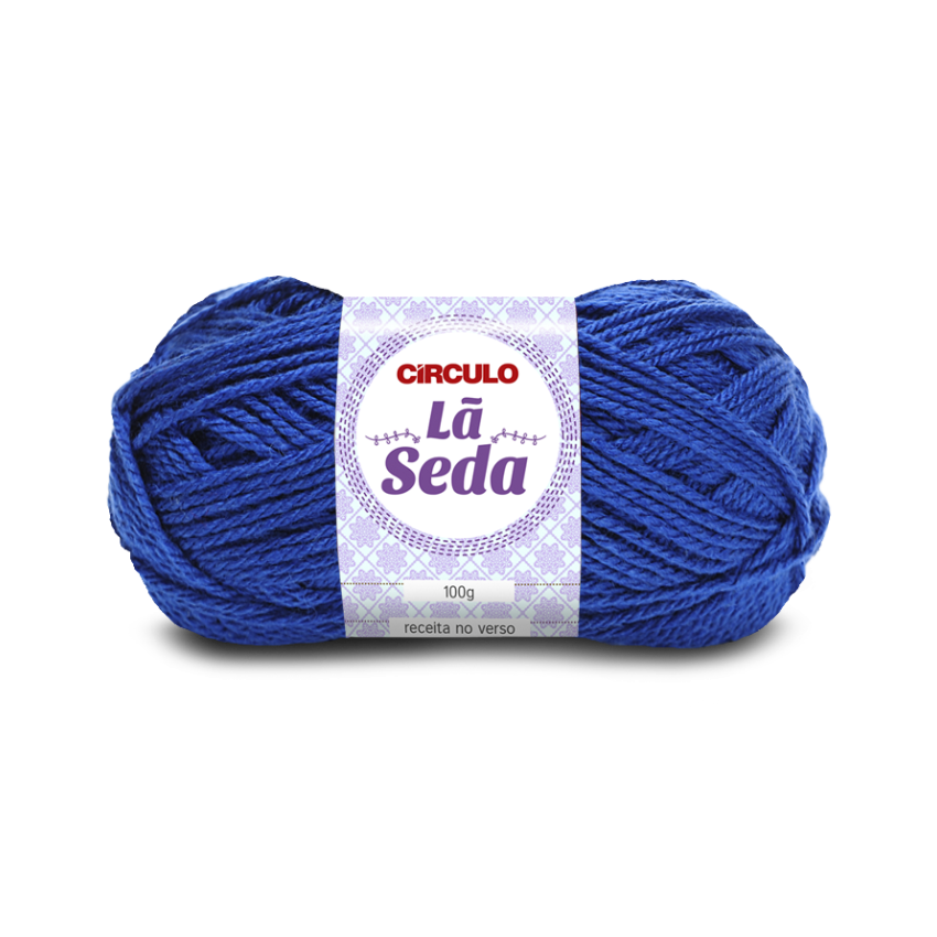 2550 - Lã Seda - Azul Bic