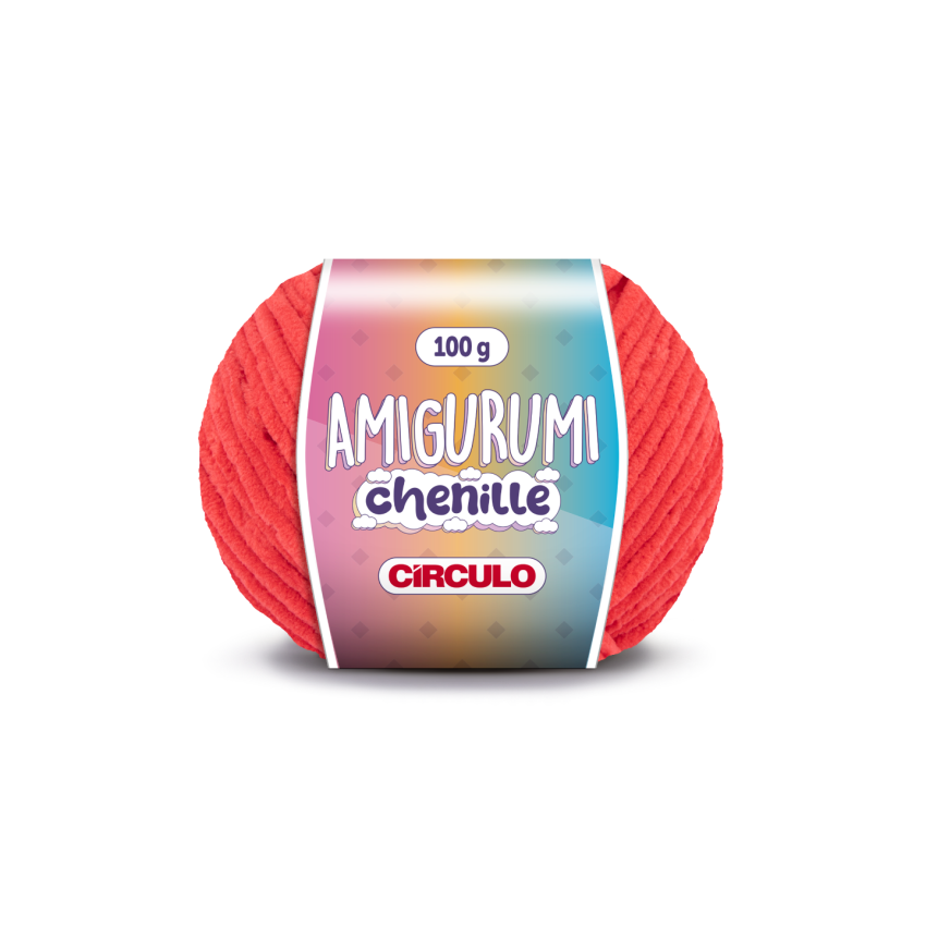 3635 - Amigurumi Chenille - Paixão