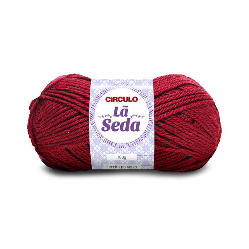 3794 - Lã Seda - Bordô