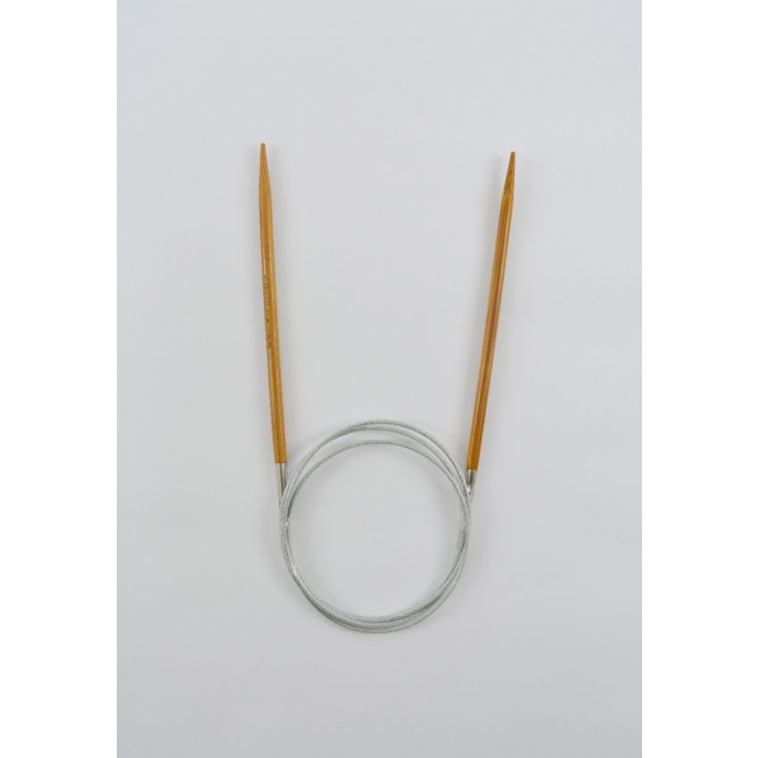 Agulha Circular Bambu 100 cm - 4,5 mm