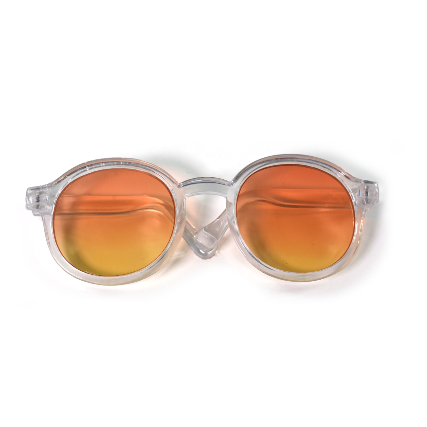 Óculos Amigurumi - Laranja