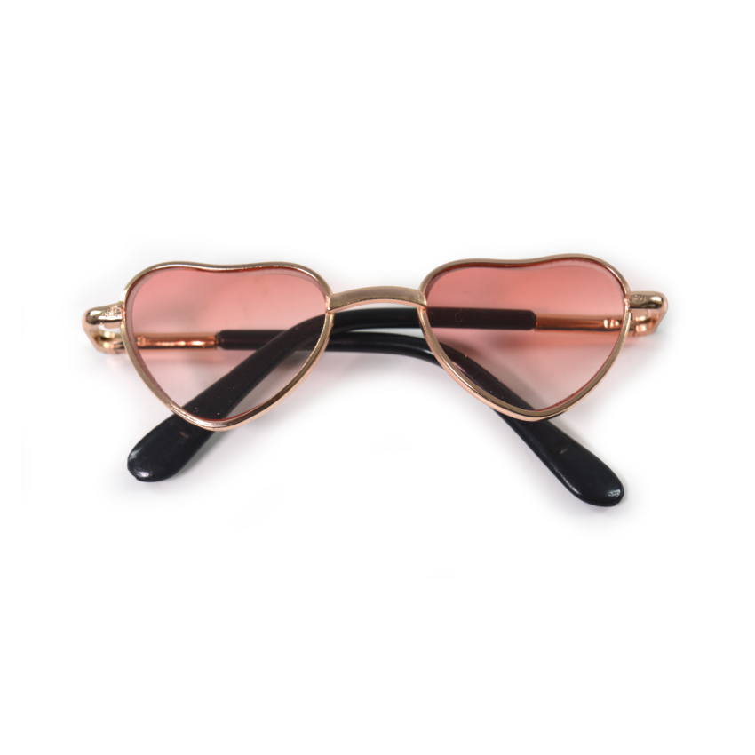 Óculos Amigurumi - Coração