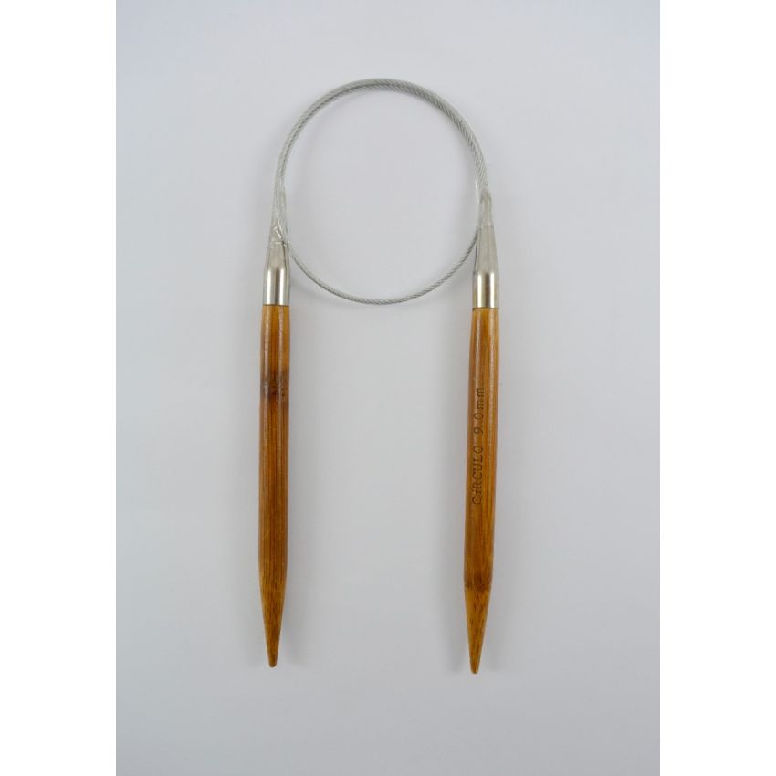 Agulha Circular Bambu 60 cm - 9 mm