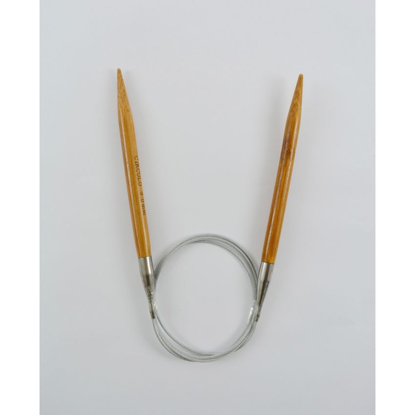 Agulha Circular Bambu 100 cm - 9 mm