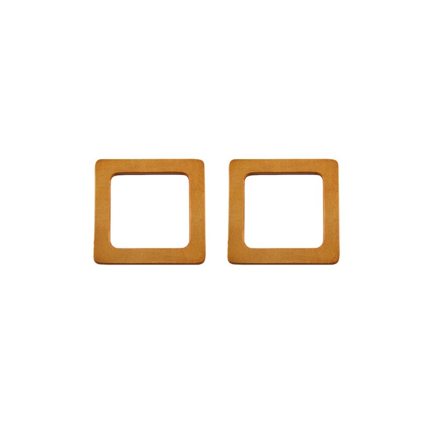 Alça de Madeira Quadrada - cor 10