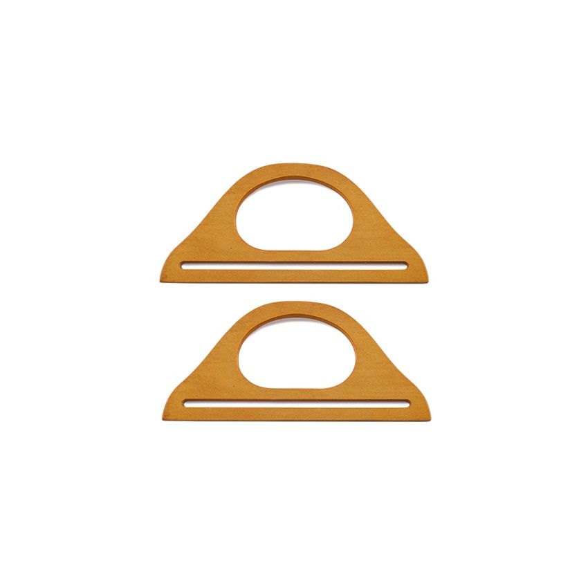 Alça de Madeira Vazada Grande 25 cm