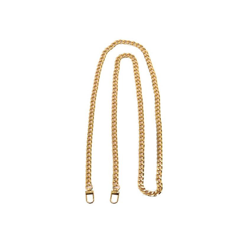 Alça de Metal Corrente Fina 120 cm - Dourada