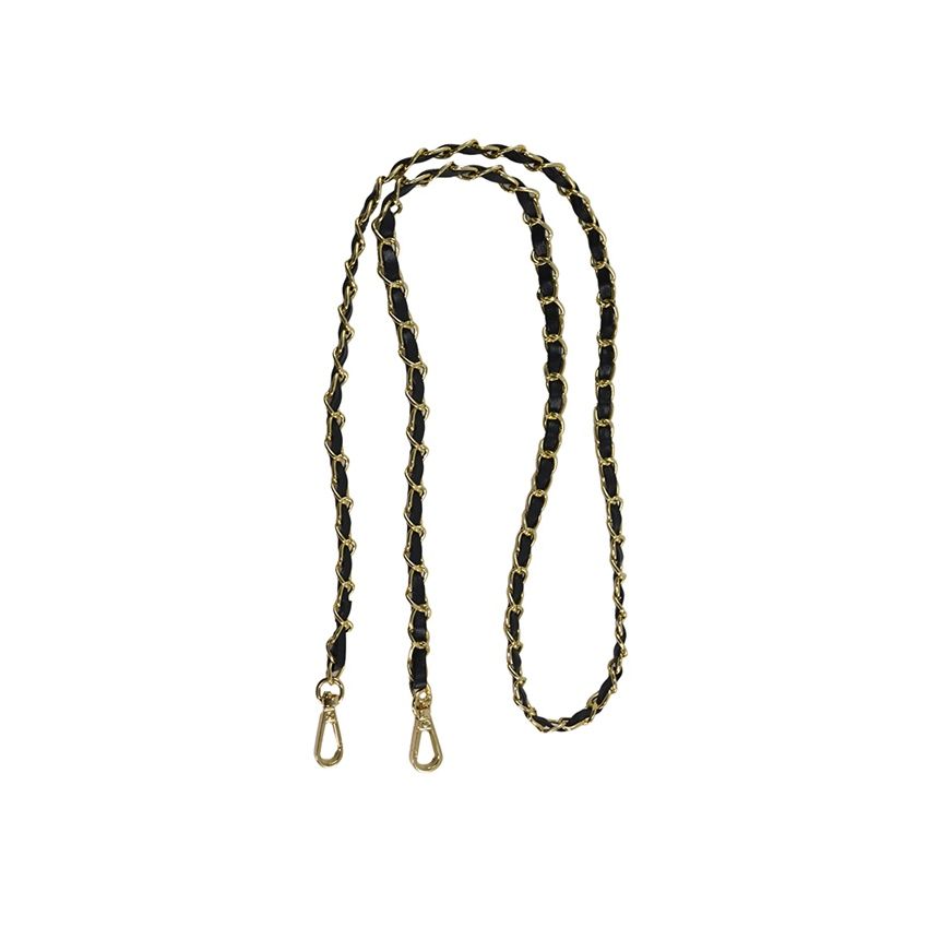 Alça de Metal Corrente com PU - Preto