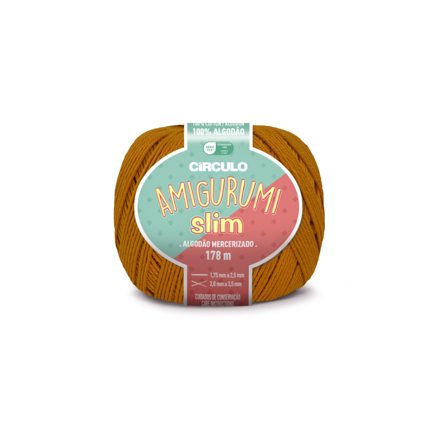 4131 - Amigurumi Slim - Dark Chedar