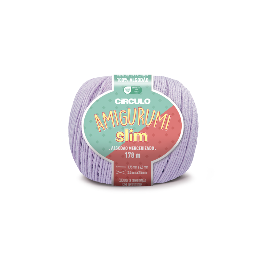 6006 - Amigurumi Slim - Lilás Candy