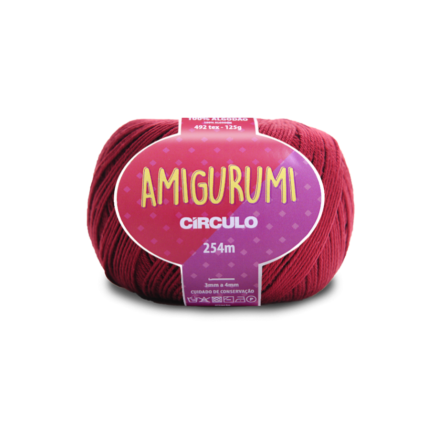 7136 - Amigurumi - Marsala