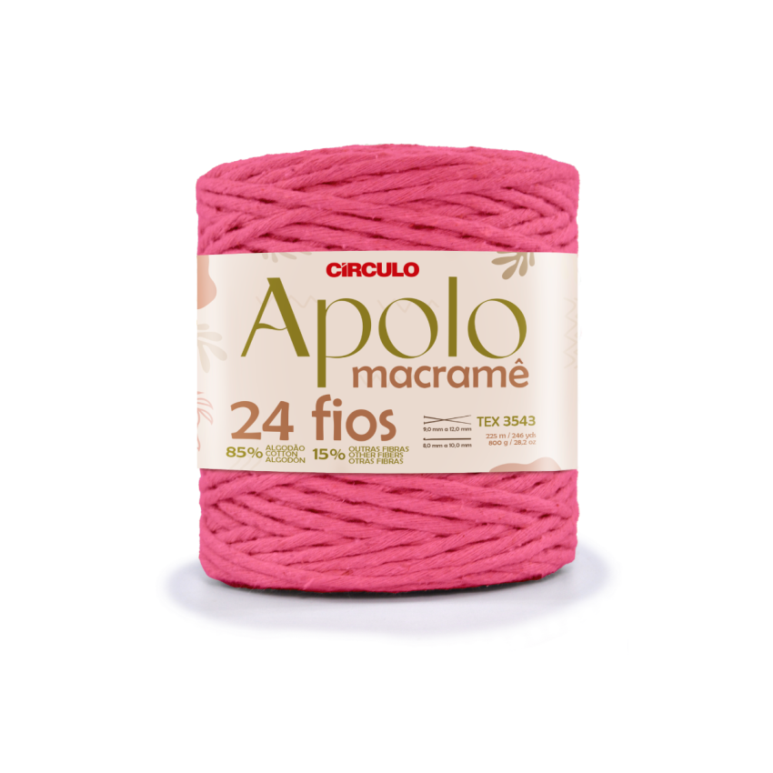 6122 - Apolo Macramê - Pink