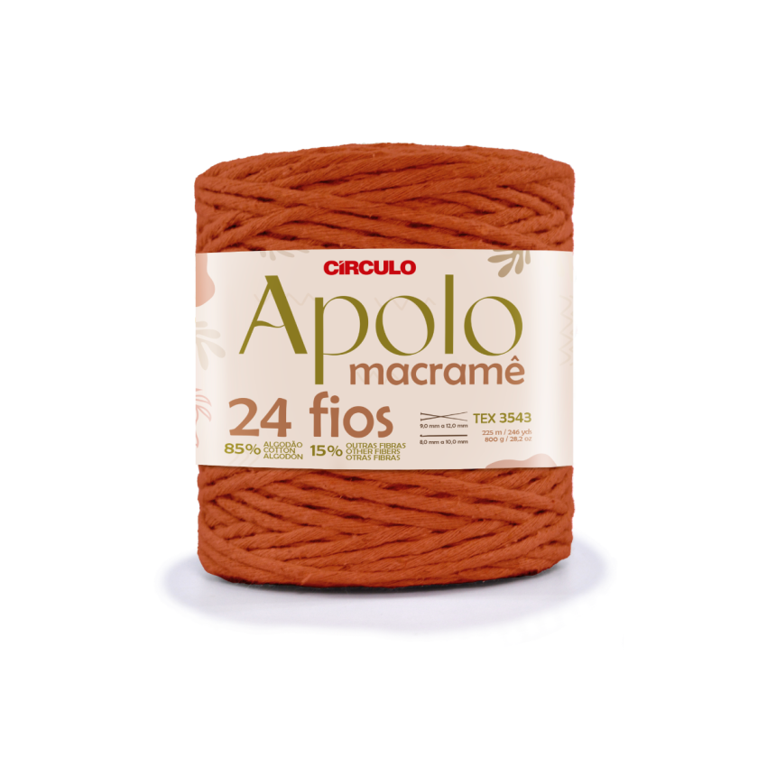 7496 - Apolo Macramê - Telha