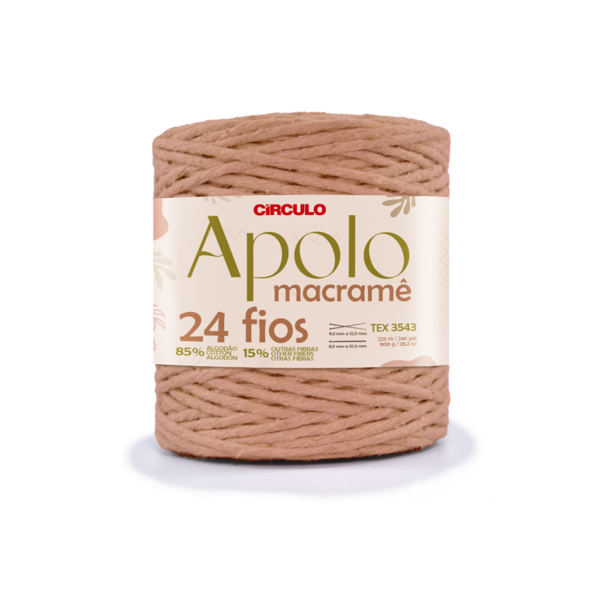7725 - Apolo Macramê - Porcelana