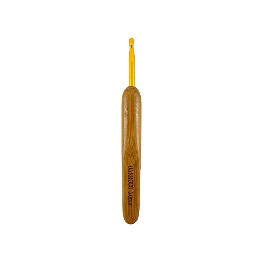 Agulha Croche Bambu Duna e Barroco - 5 mm