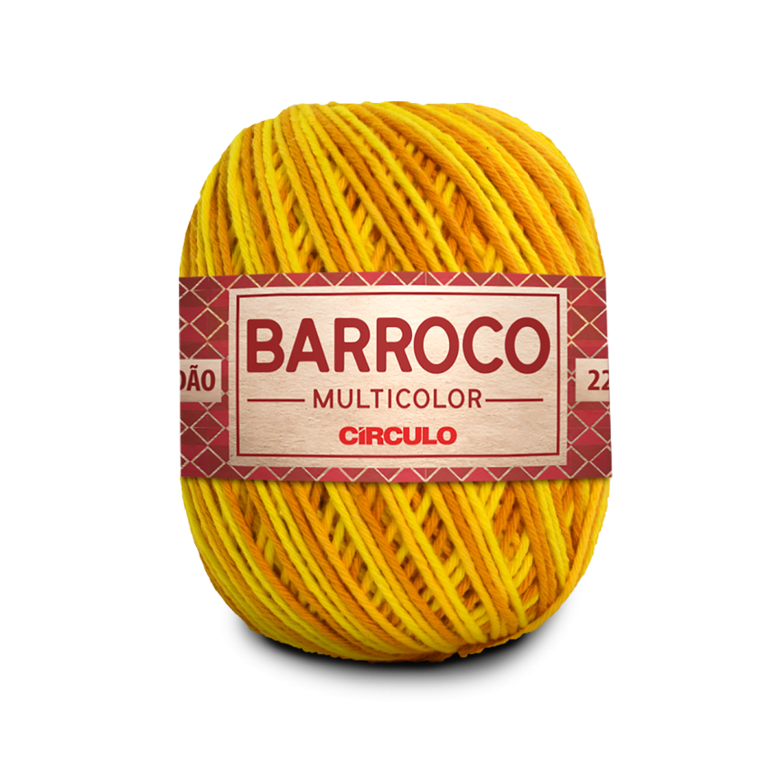 9433 - Barroco Multicolor 6 (200 gr) - Abacaxi