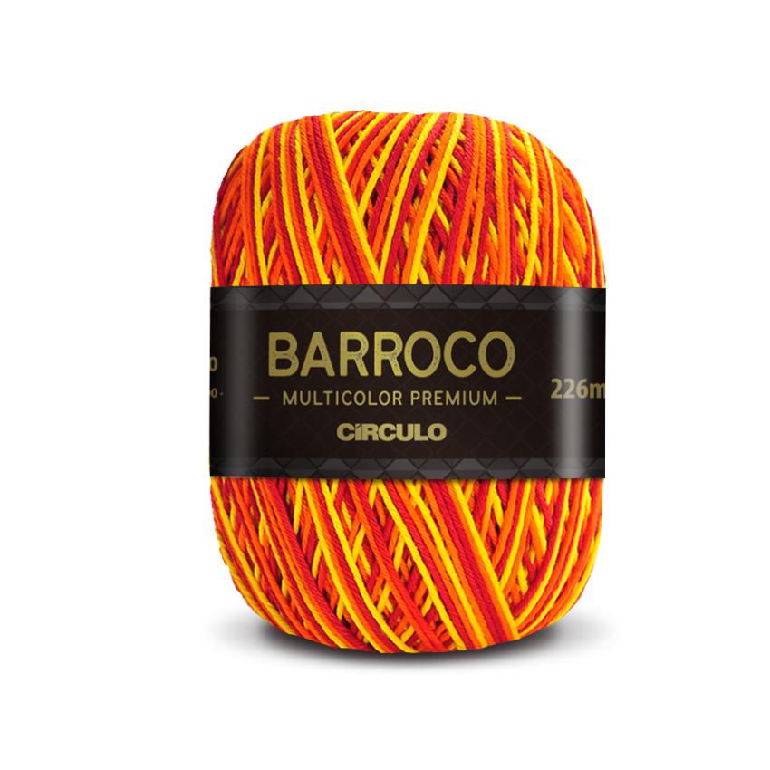 9165 - Barroco Multicolor Premium - Hibisco Amarelo