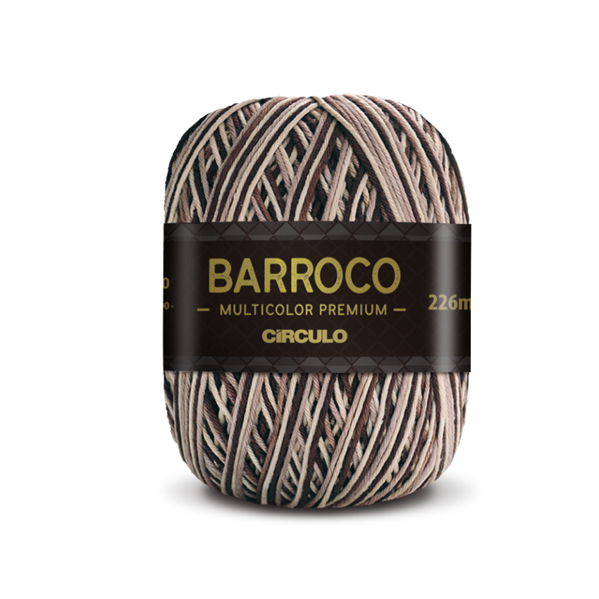 9360 - Barroco Multicolor Premium 6 (200 gr) - Café