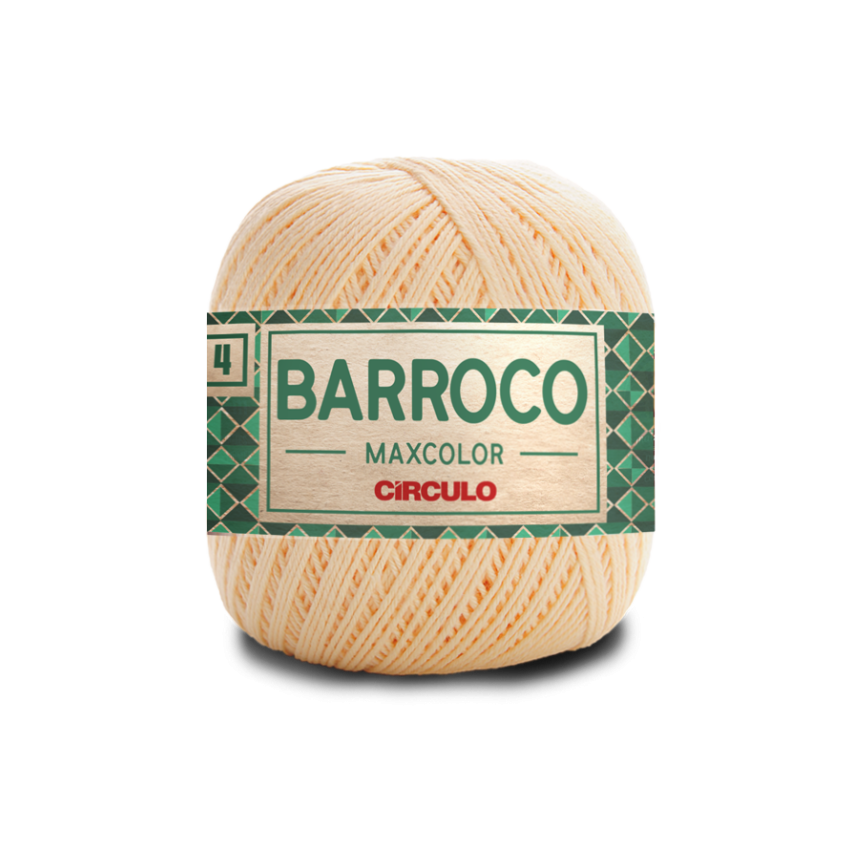 1114 - Barroco Maxcolor 4 (200 gr) - Amarelo Candy