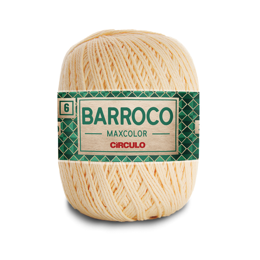 1114 - Barroco Maxcolor 6 (400 gr) - Amarelo Candy