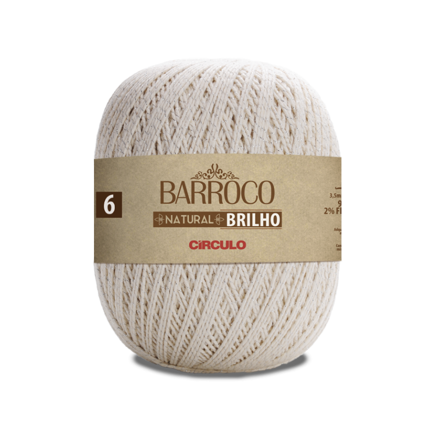 Barroco Natural 6 - Brilho Prata