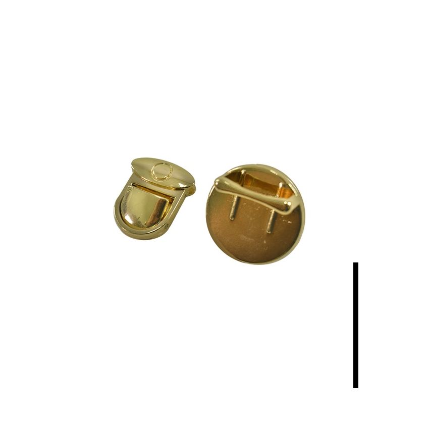 Fecho de Metal Pressão - Dourado