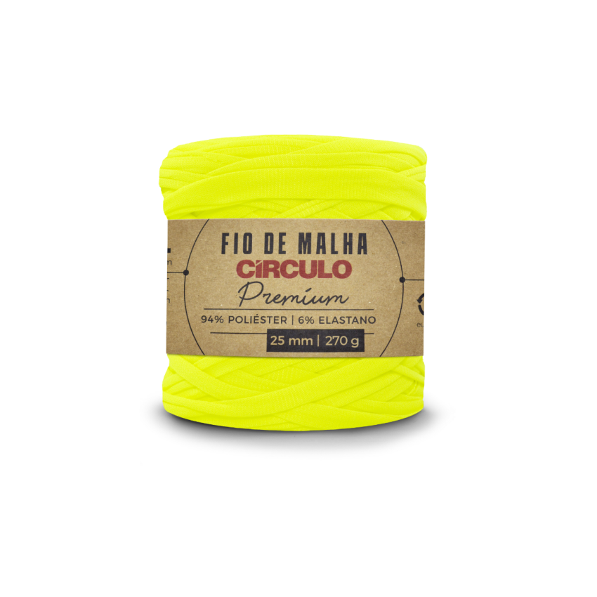 780 - Fio de Malha Premium - Amarelo Neon